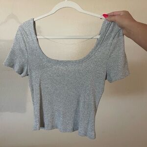 Gray Women's Top